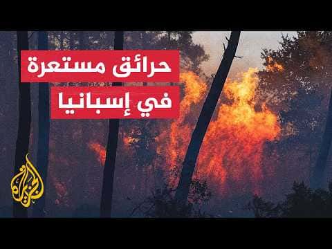 Wildfires cause extensive damage in western Spain