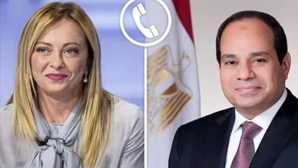 السيسي يدعو رئيسة وزراء إيطاليا لزيارة مصر