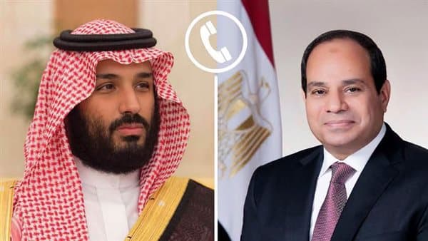 President Sisi affirms Egypt-Saudi ties in call with bin Salman