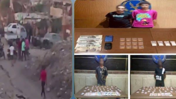 تدمير زجاج ميكروباص من قبل تجار مخدرات في الجيزة