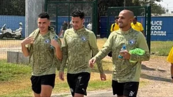 Pyramids train at Kenyan Police Stadium