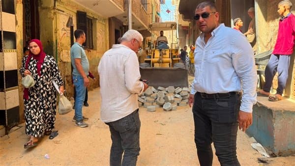 الجيزة تنهي تكدس القمامة أمام مدارس بشتيل
