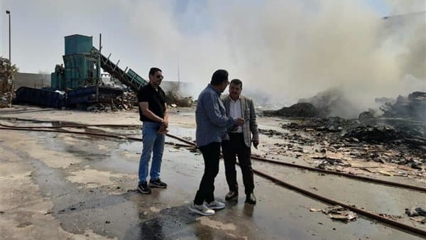 حريق في مصنع ورق ببني سويف دون إصابات
