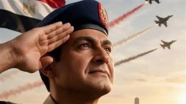 ياسر جلال يحتفل بذكرى أكتوبر