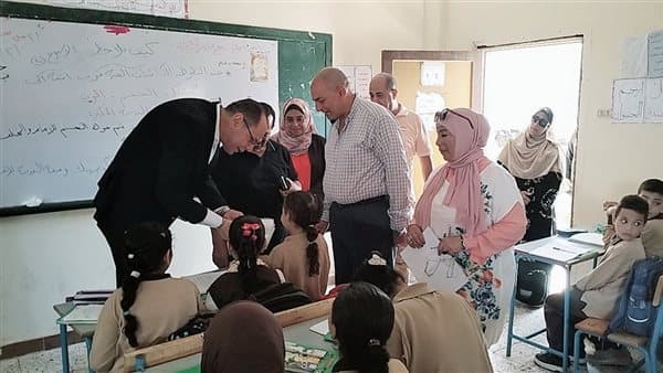 Walid Maher reviews school attendance in Dakahlia