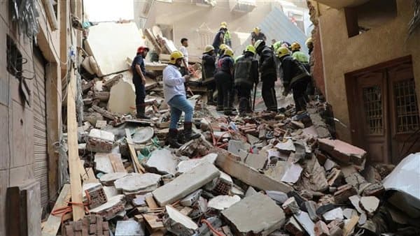 ارتفاع ضحايا عقار حدائق القبة إلى 6 وفيات و7 مصابين
