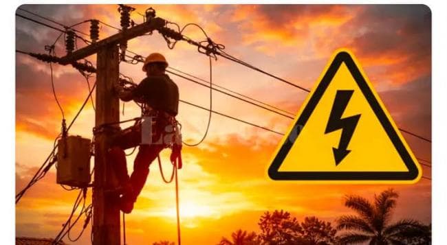 Areas with planned power outages today