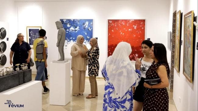 Dreamy Echoes Exhibition in the Rhythmic Space by Salwa Al-Aaydi explores themes of seduction and temptation