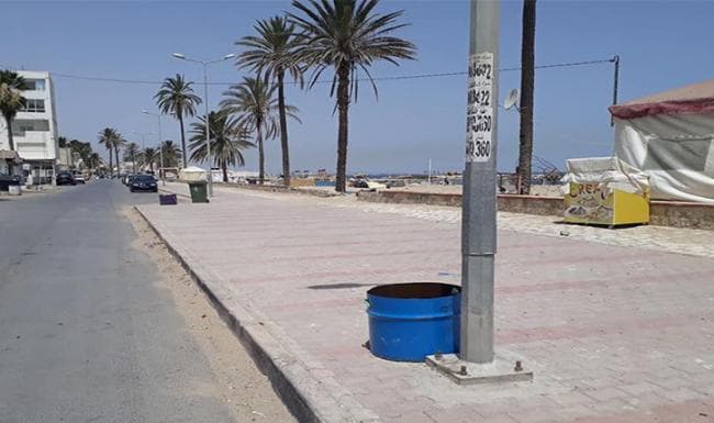 حمام الأنف يبدأ رفع 10 آلاف متر مكعب من النفايات