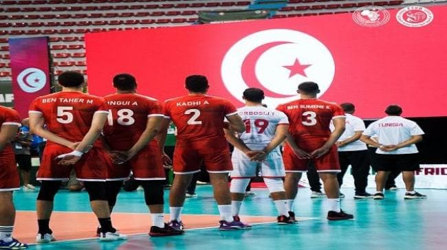 Tunisia vs Rwanda in Volleyball QF