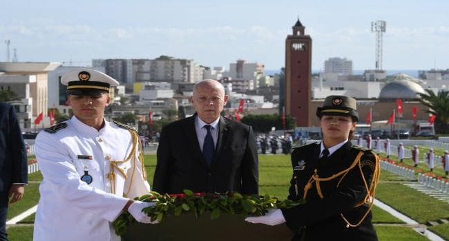 Kais Saied marks Independence Day at Bizerte Martyrs' Garden
