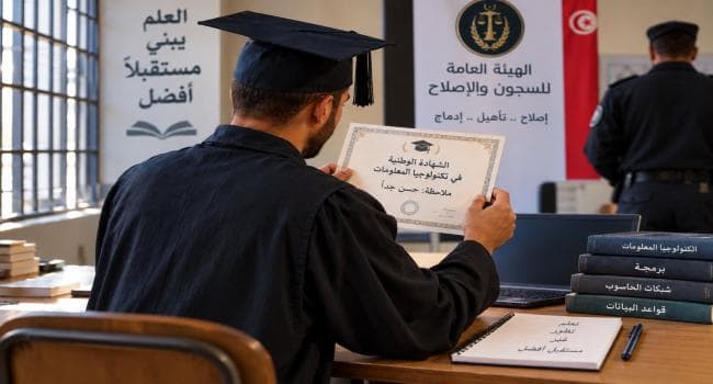 Condemned inmate earns degree
