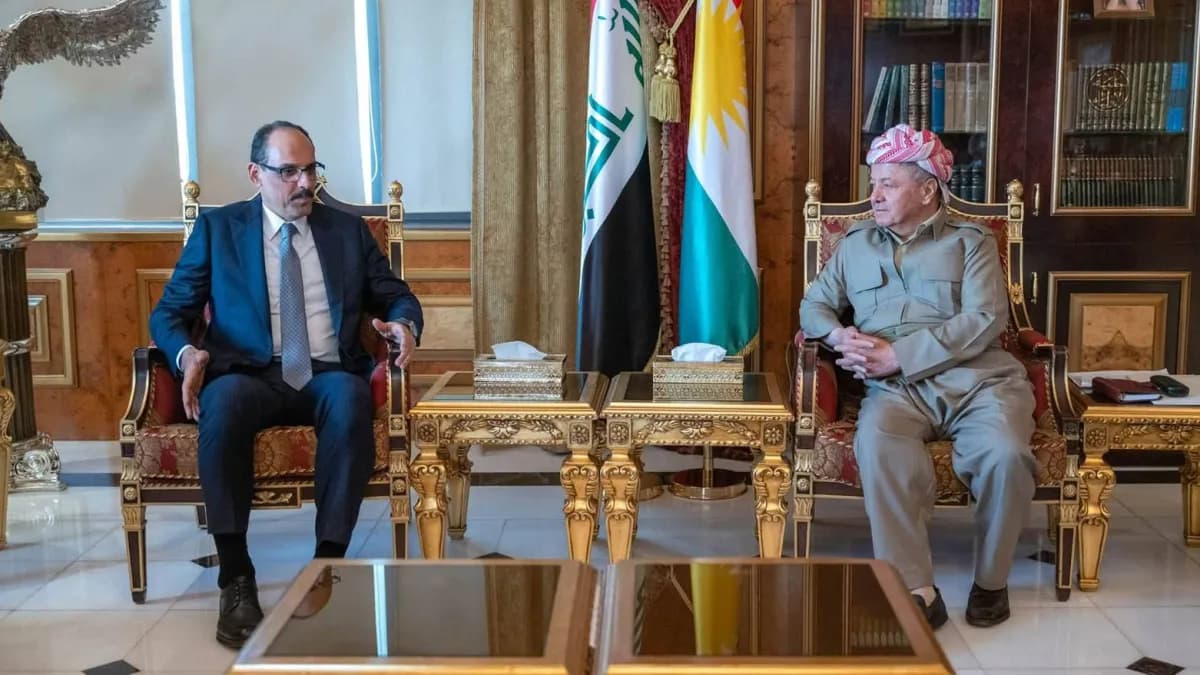 قالن يناقش استقرار المنطقة مع بغداد وأربيل