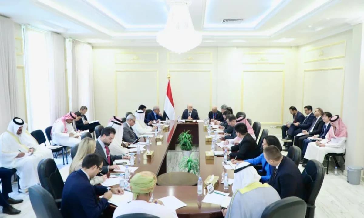 العليمي يصف رحلة الحرس الثوري في صنعاء بخرق للسيادة