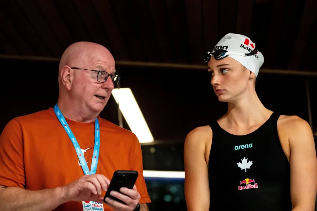 Canadian Swimming Coach McIntosh: The Best Has Yet to Come