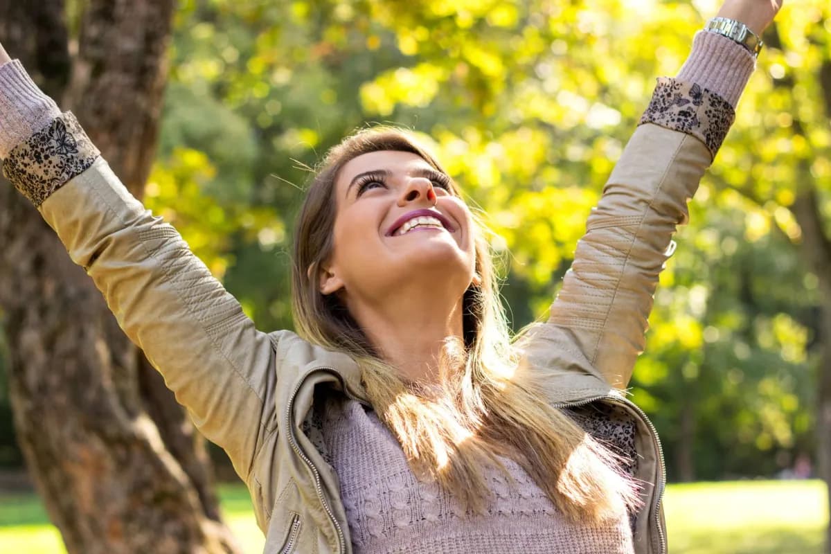 How does nature help you break free from exhausting cycles of thoughts?