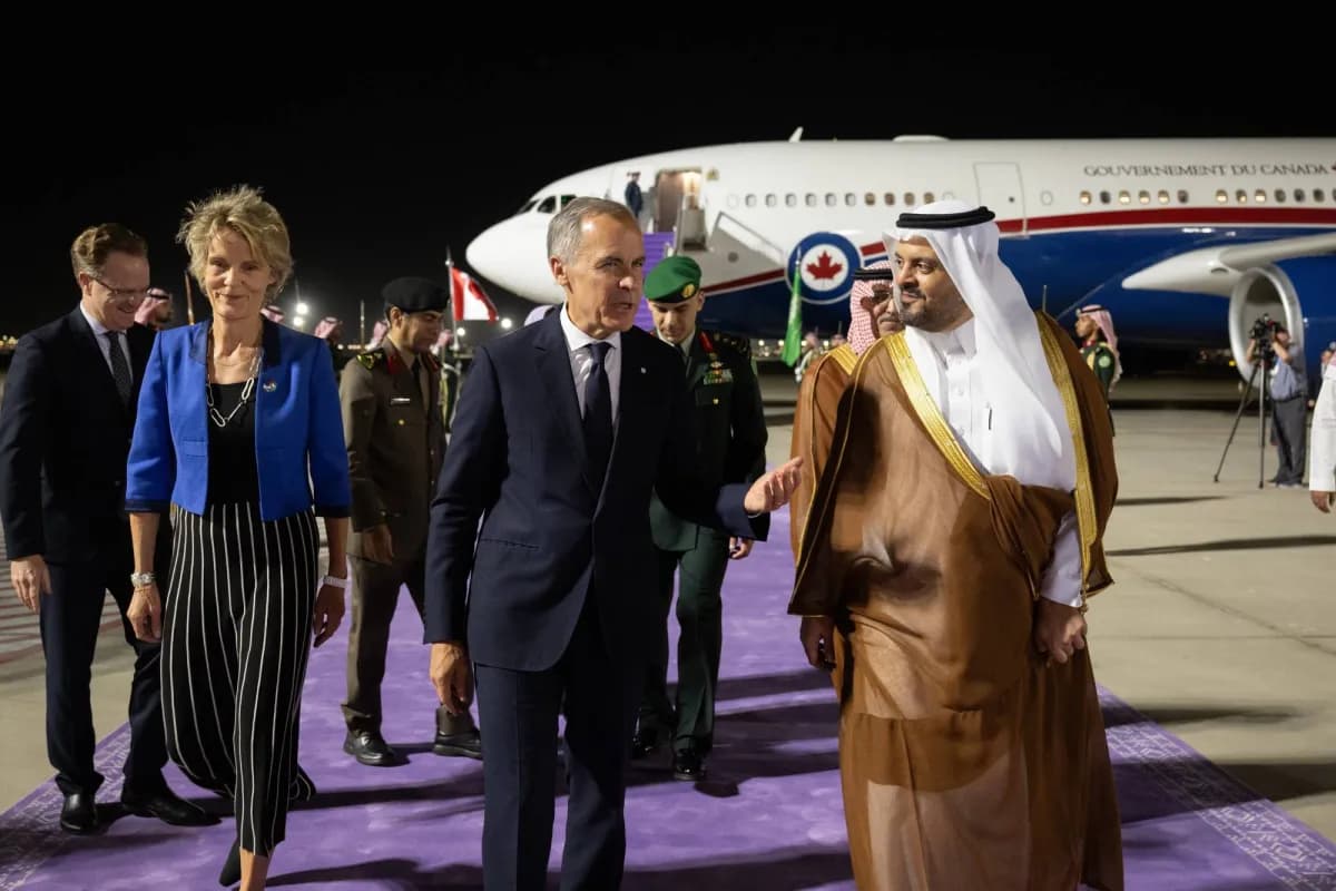 Canada's Prime Minister begins visit to Saudi Arabia