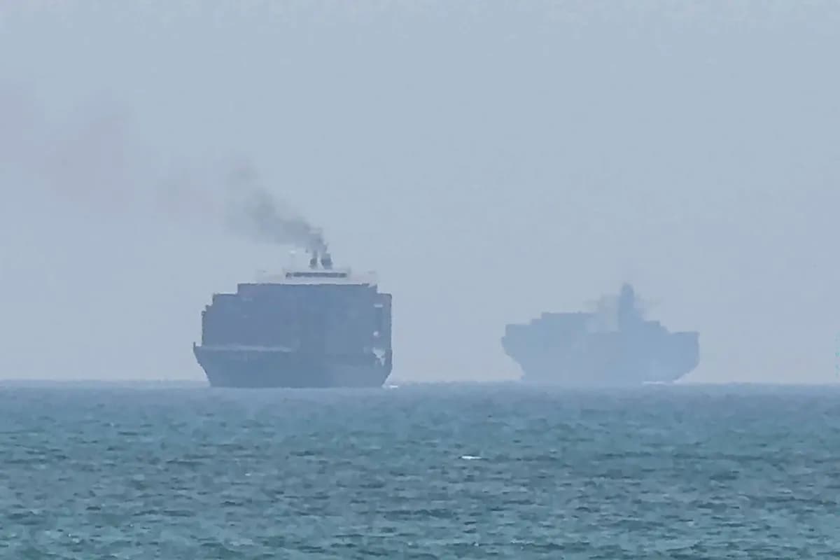 IRGC reports two oil tankers hit mines and explode in the Strait of Hormuz