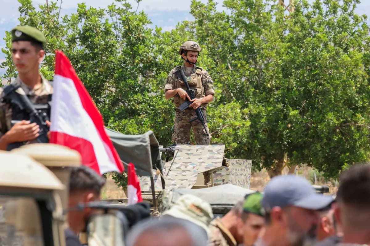 Lebanese army evaluates test zone risks