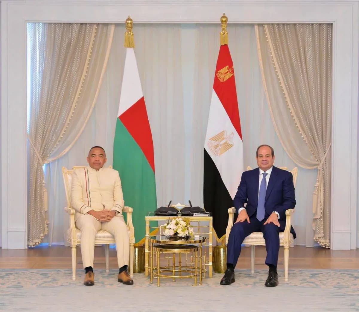 Madagascar President's Al-Alamein Visit Highlights African-Ties