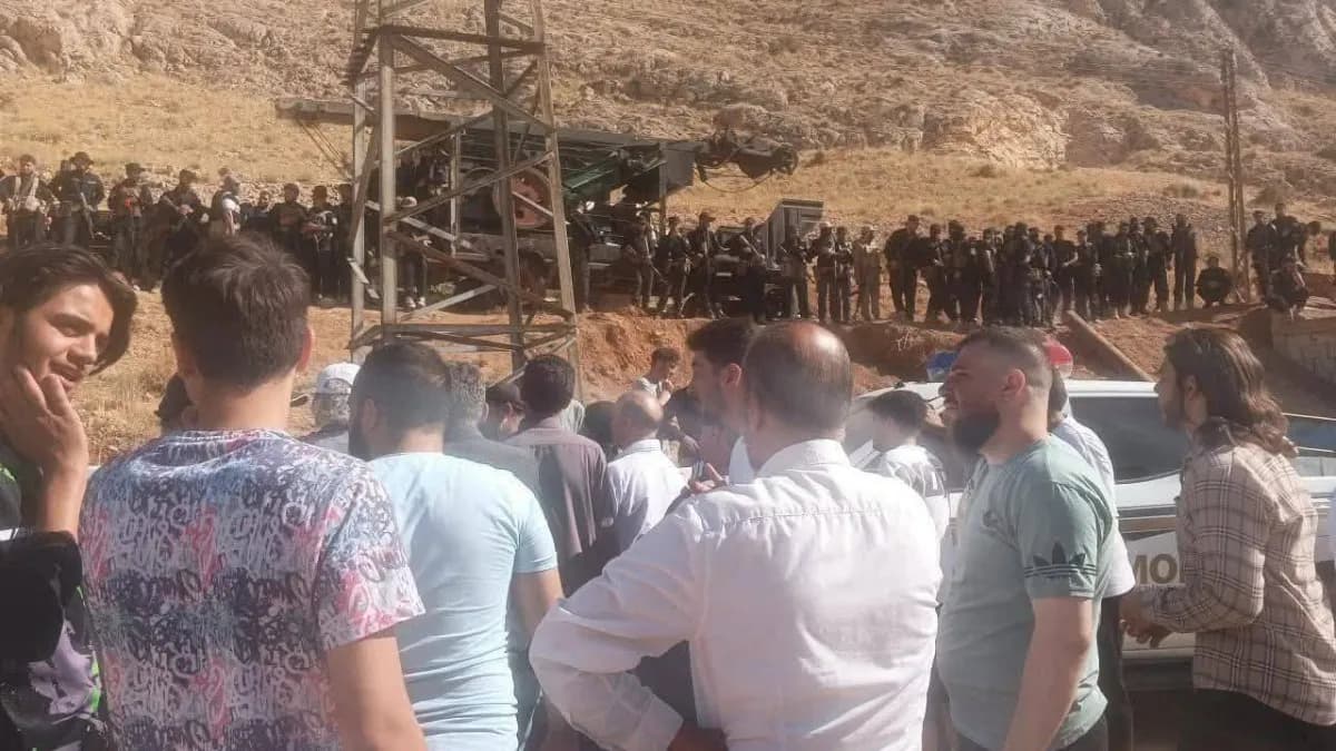 Rural Damascus security chief meets Ain Menine residents