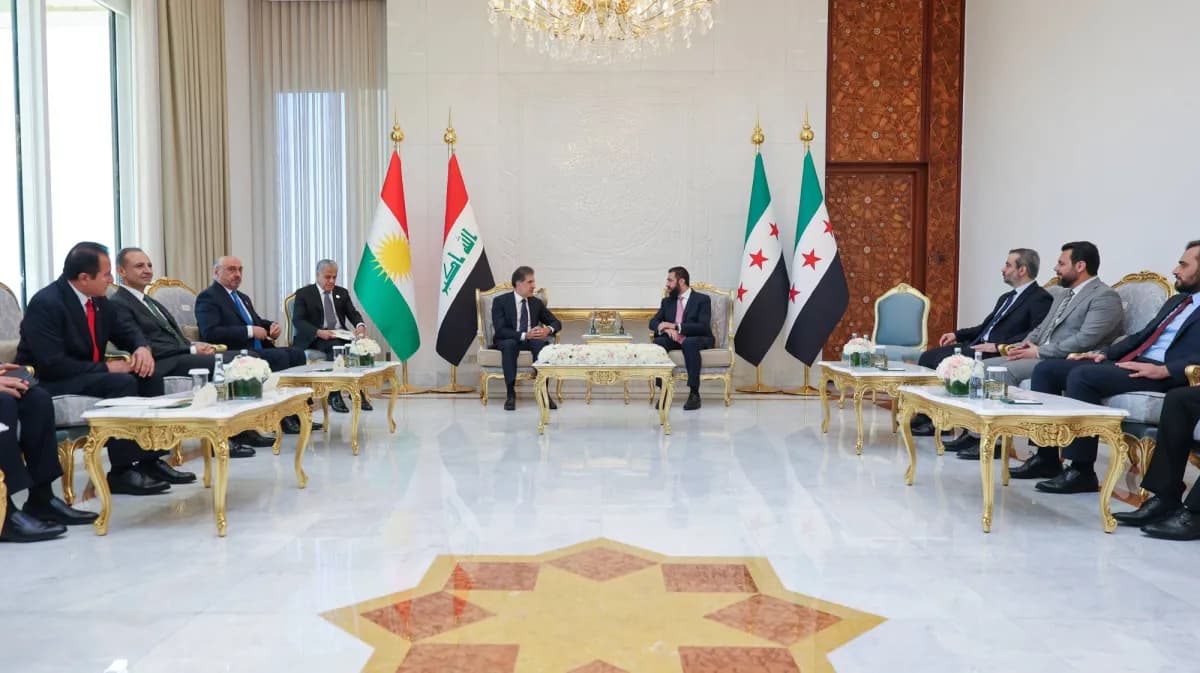 Sharia and Barzani Discuss SDF Integration