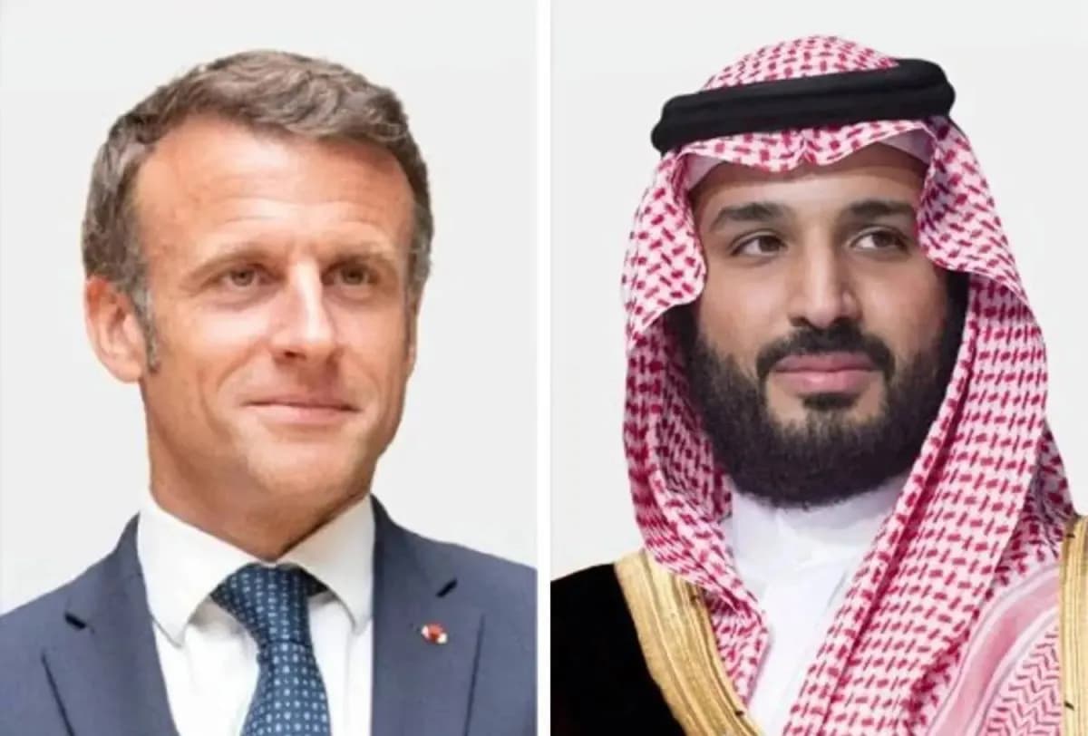 Bin Salman and Macron discuss regional security