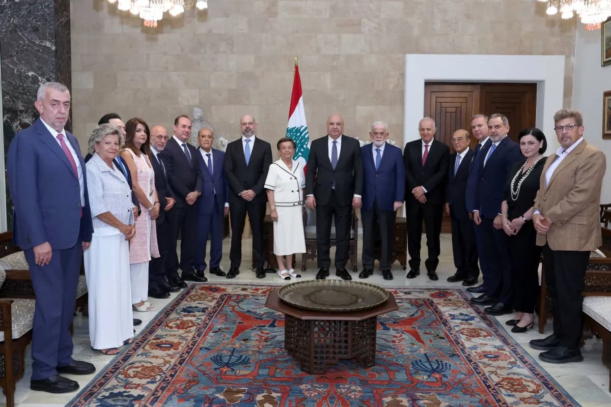 Lebanese President vows state reconstruction