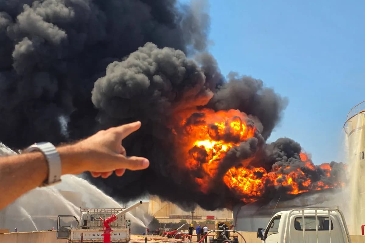 Libya Zawiya Power Plant Damaged by Drone