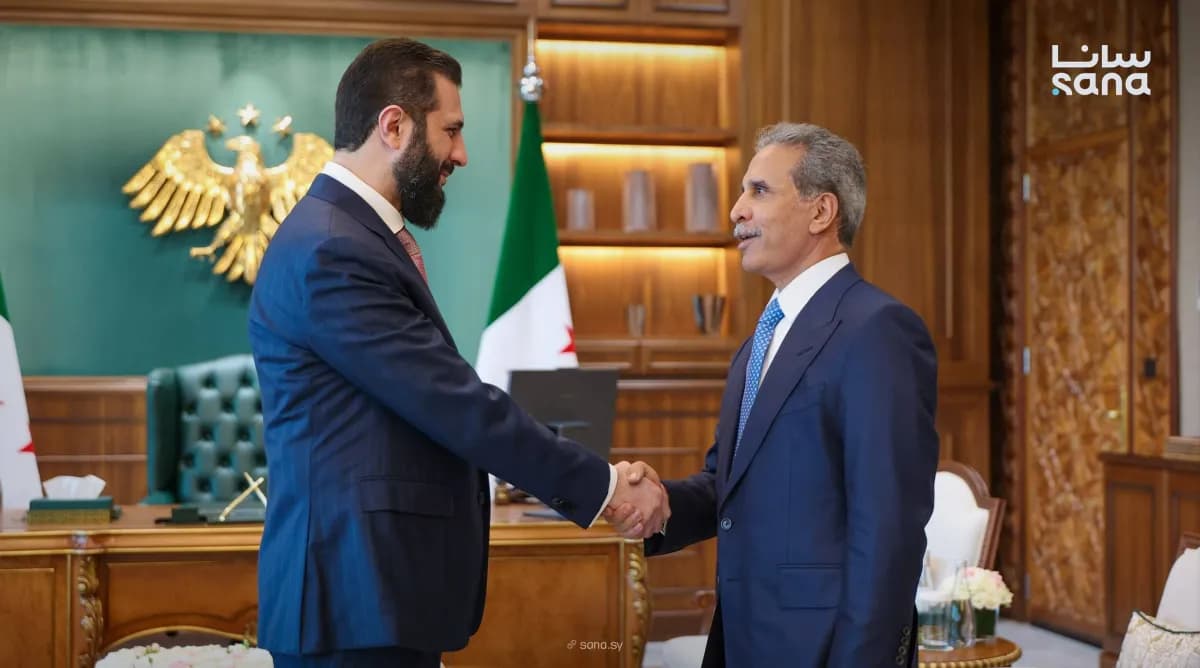 الشرع يستقبل رئيس القضاء العراقي