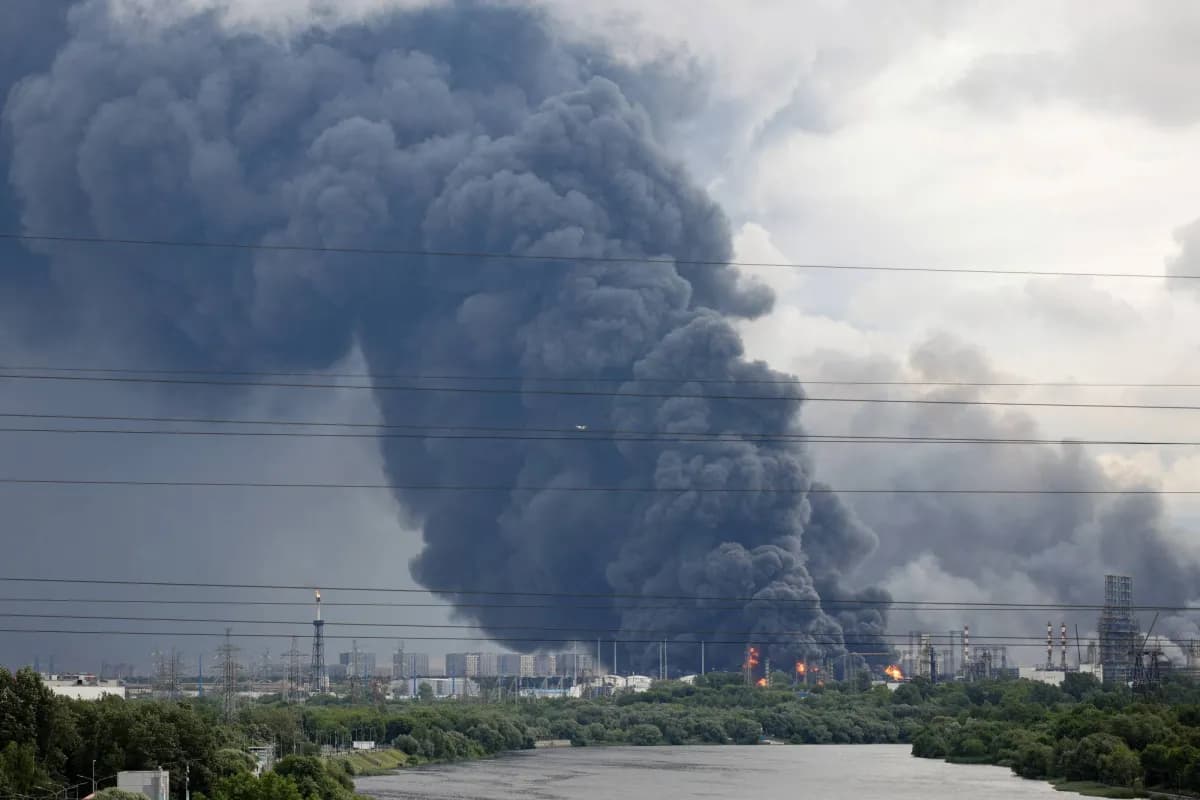 Drones strike Russian Ust-Luga port
