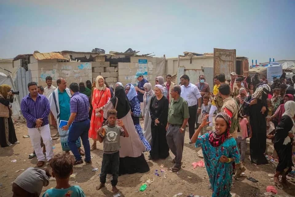 نازحو عدن يتحولون من استقبال للمشاركة