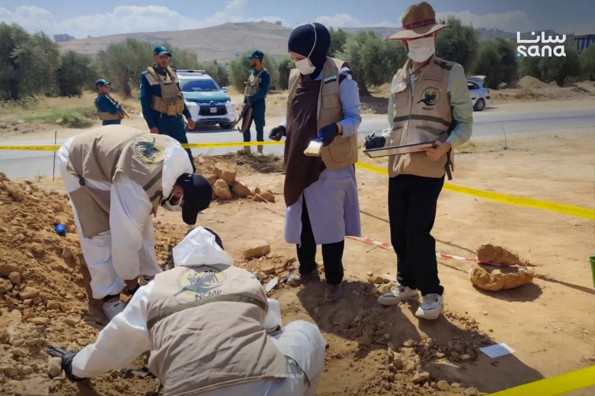سوريا: فتح المقابر الجماعية لم يبدأ بعد