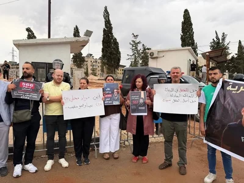Aleppo protest over missing journalists