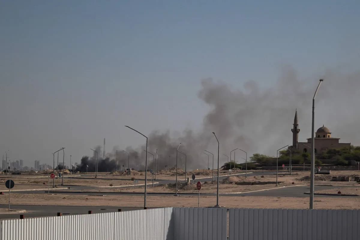 Iranian strikes target Kuwait Jordan Bahrain