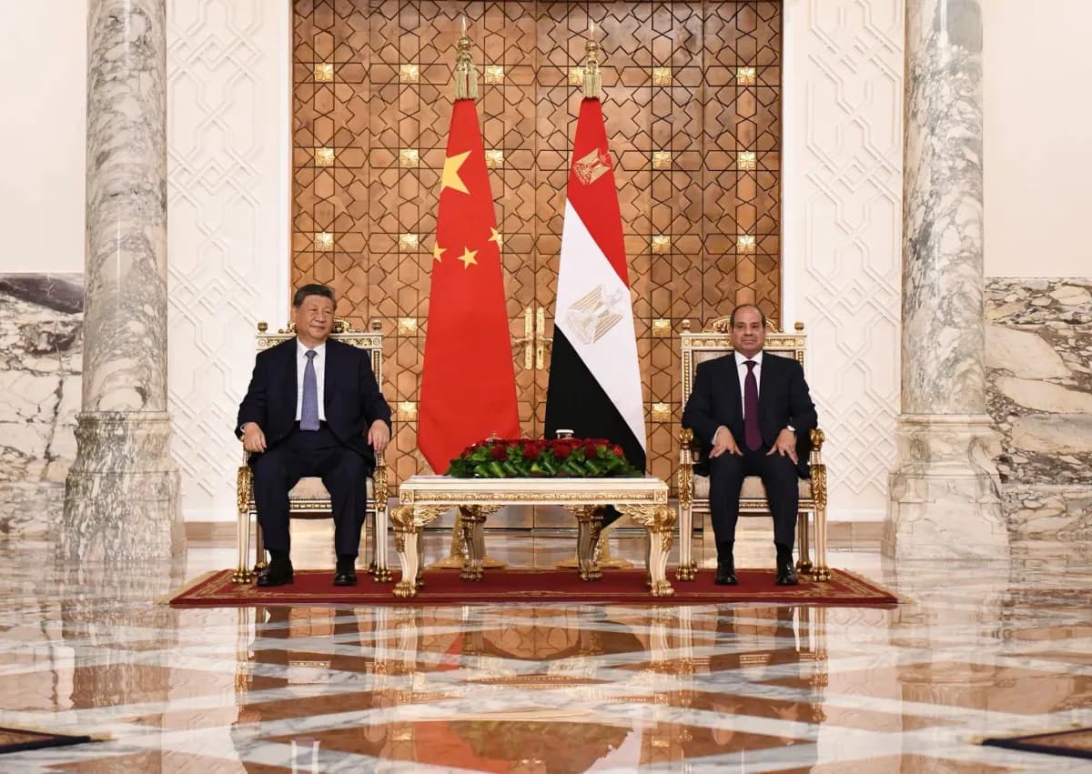 القمة المصرية الصينية تناقش التعاون الإقليمي