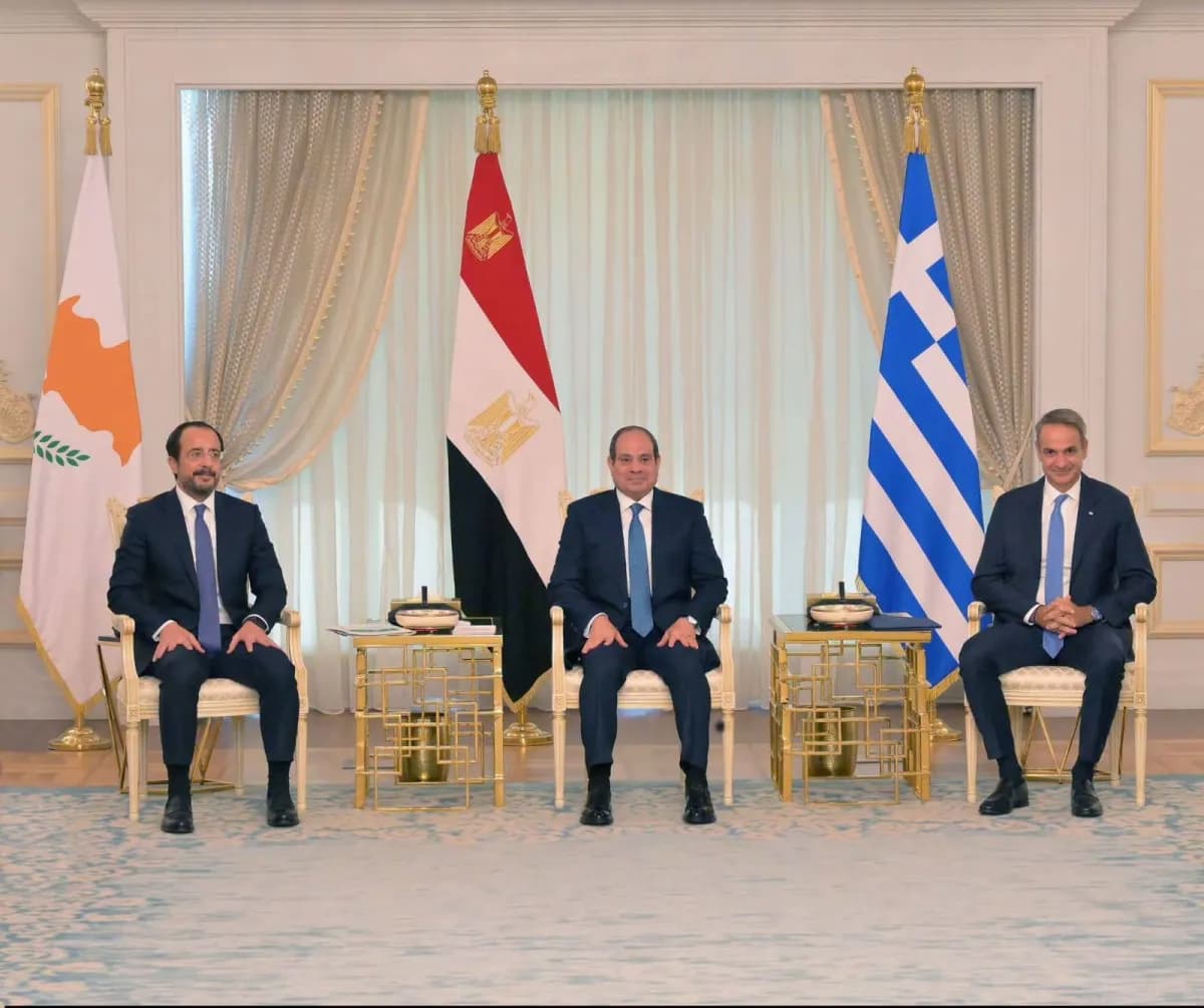 Cairo-Athens-Nicosia Summit Maintains Ties