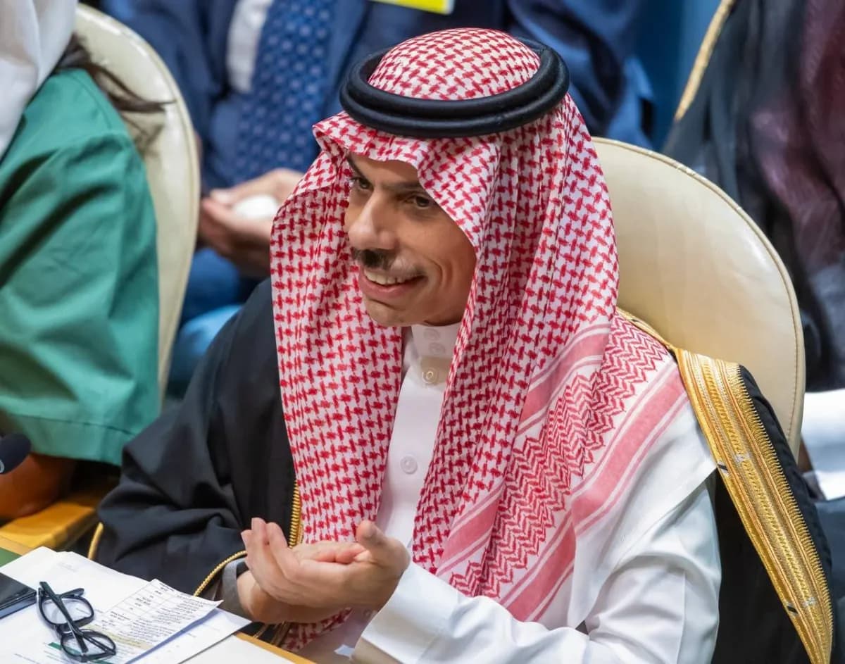 Prince Faisal bin Farhan Opens UN Activities