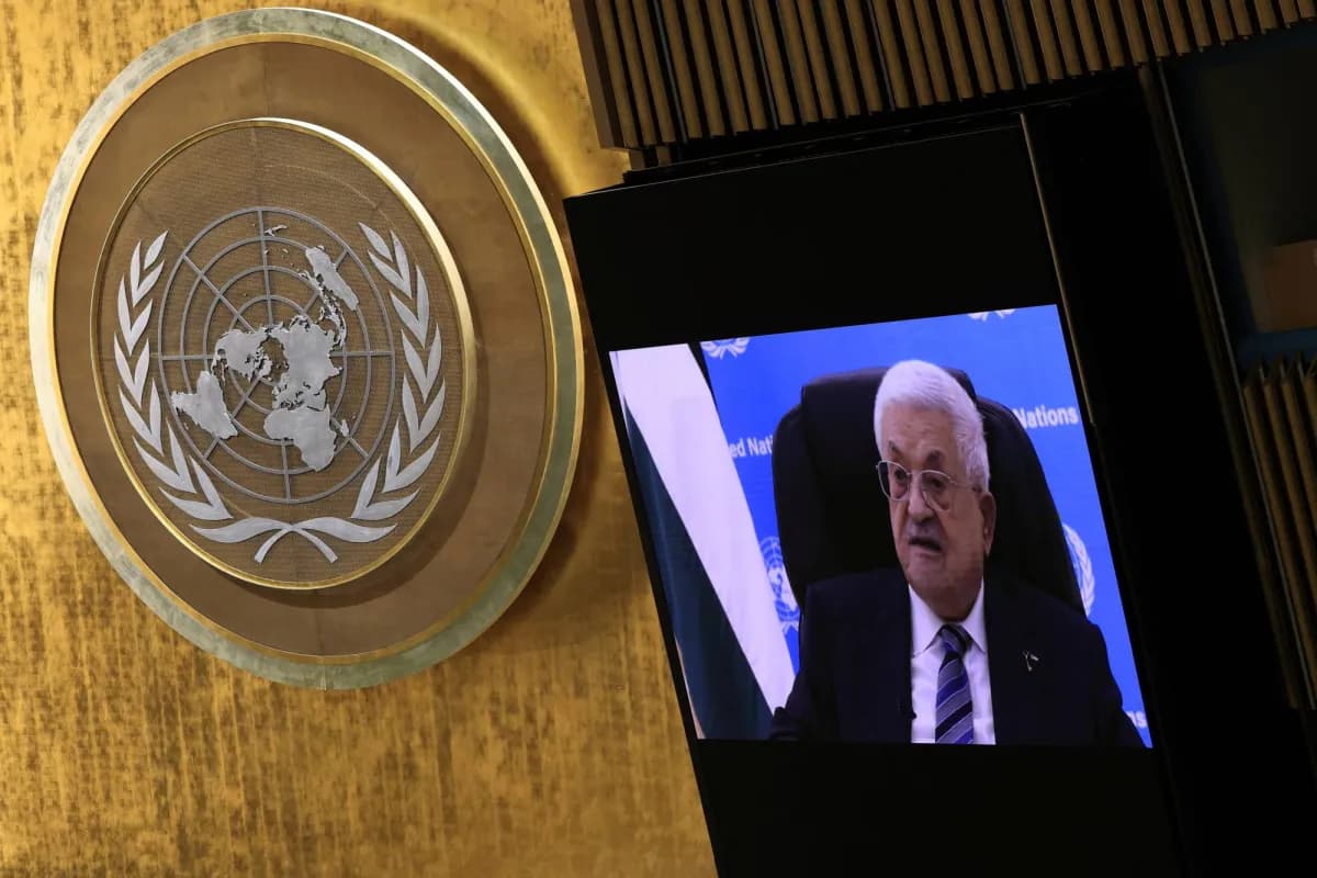Abbas Condemns US Visa Ban at UN