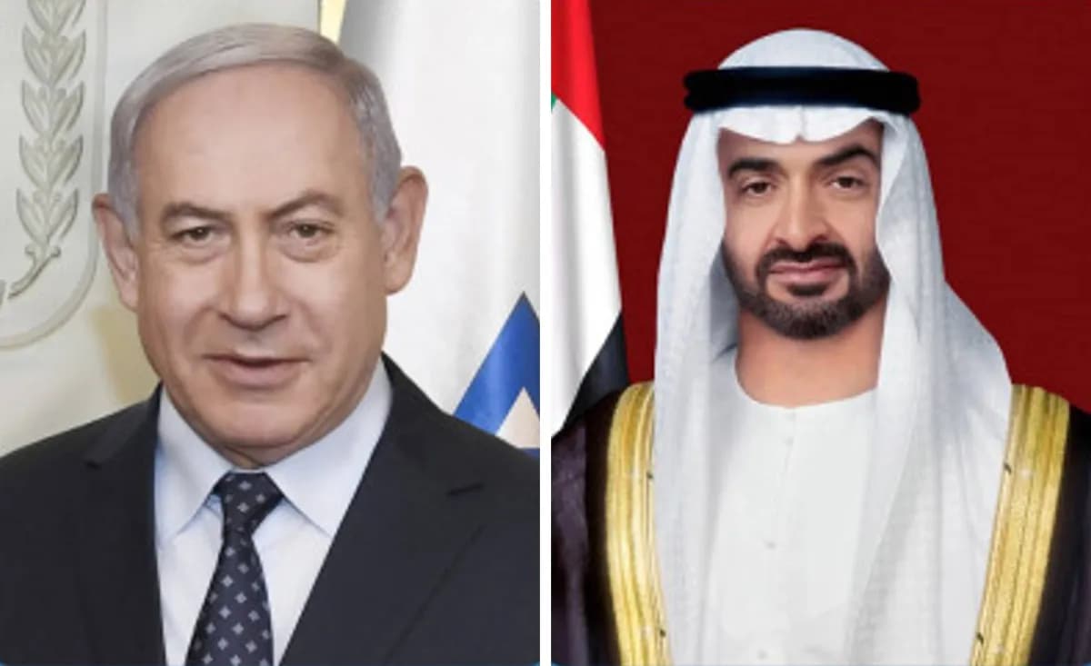 Mohammed bin Zayed and Netanyahu talk ties