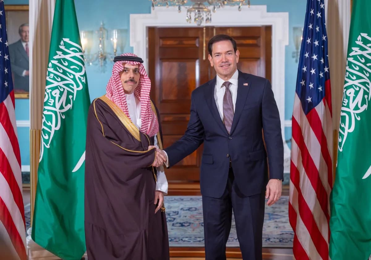 Faisal bin Farhan and Rubio Discuss Yemen and Regional Issues