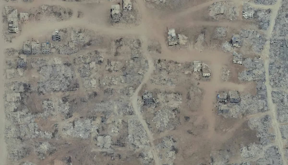 Google satellite images show extensive Gaza damage