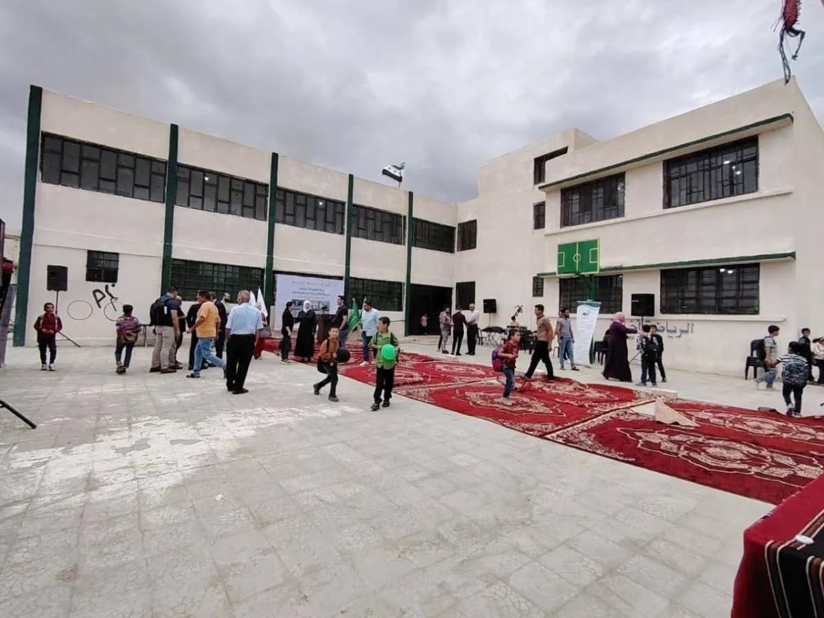 تجديد مدارس في سوريا بتمويل مركز الملك سلمان