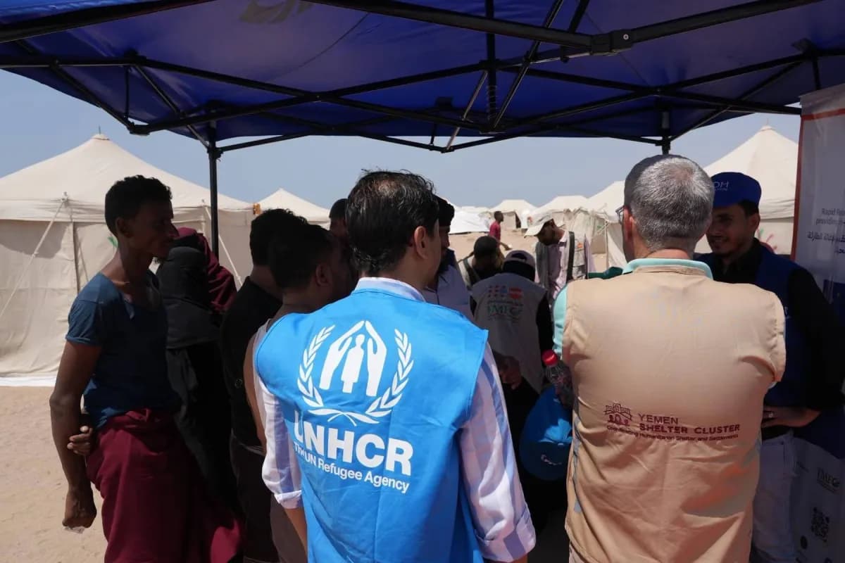 Cholera affects Yemen displacement camps