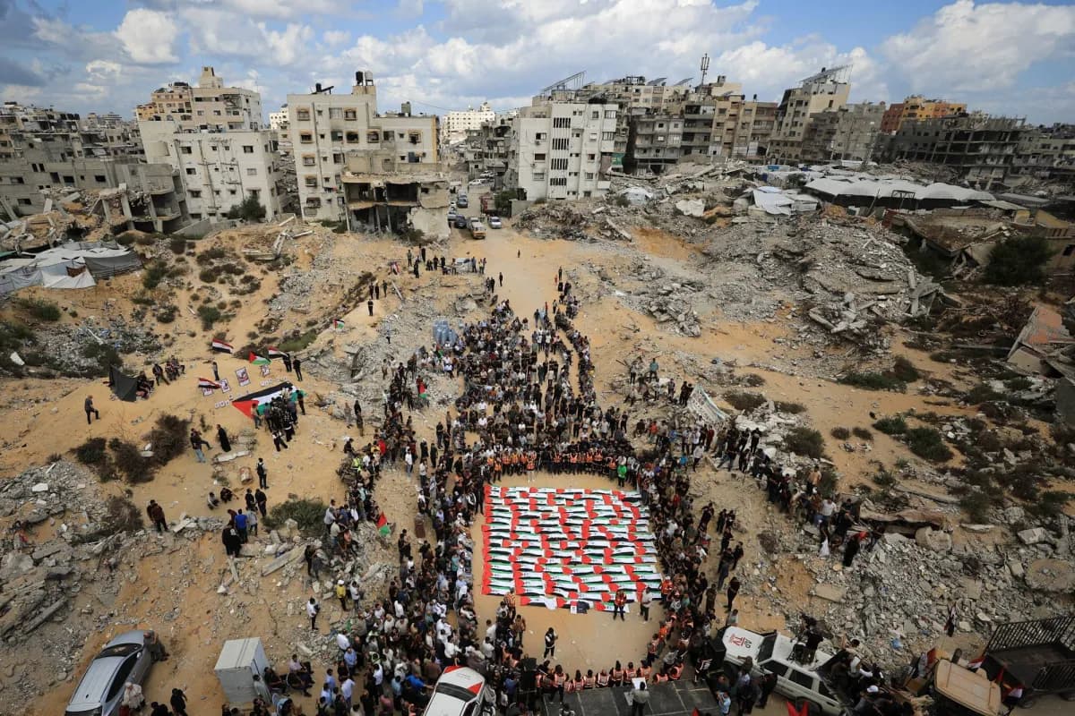 Israeli airstrikes level four homes east of Gaza