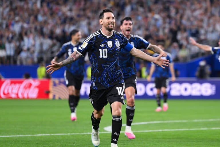 Argentina uses Maradona's jersey to defeat England in football match