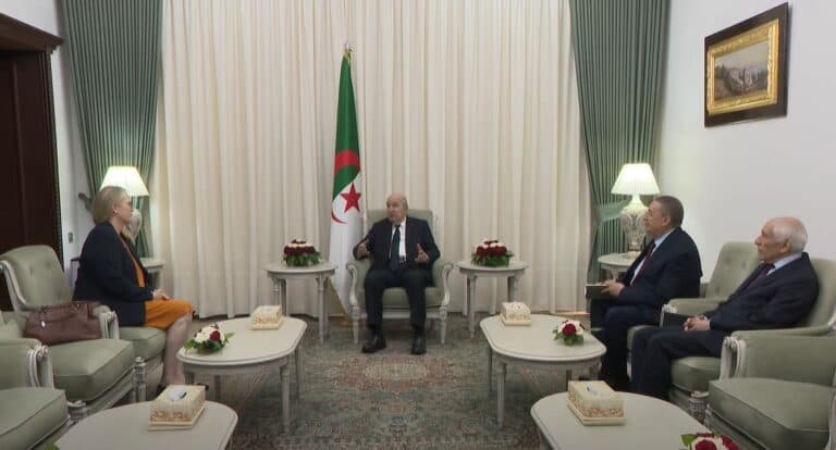 Tebboune Meets Norwegian Ambassador