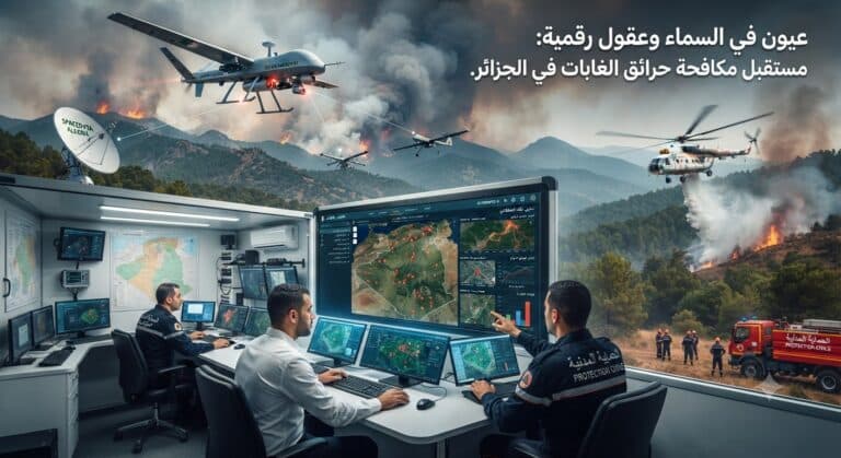 عيون في السماء وعقول رقمية: كيف تستخدم التكنولوجيا الحديثة لمكافحة حرائق الغابات في الجزائر