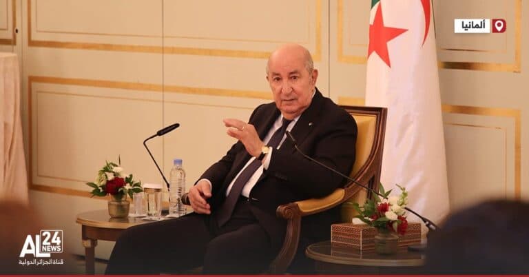 الرئيس الجزائري يؤكد أن شراكات مع ألمانيا تضع الجزائر في طليعة الدول في مجالات استراتيجية هامة