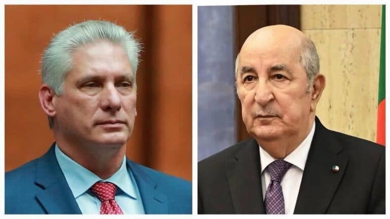 الرئيس الجزائري يتلقى تهاني نظيره الكوبي بمناسبة ذكرى عيد الاستقلال واستعادة السيادة الوطنية